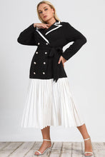 Black Plus Size Double-Breasted Lapel Collar Trench Coat