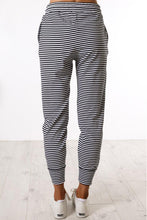 Black Striped Joggings