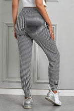 Black Striped Joggings