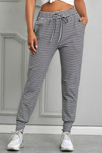 Black Striped Joggings