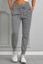 Black Striped Joggings