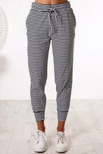 Black Striped Joggings